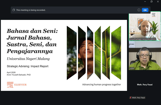 UPT Publikasi Ilmiah UM Gandeng Elsevier Bahas Strategi Peningkatan Dampak Jurnal “Bahasa dan Seni”